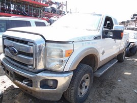 2012 Ford F-250 Lariat White Extended Cab 6.7L Turbo Diesel AT 4WD #F22022